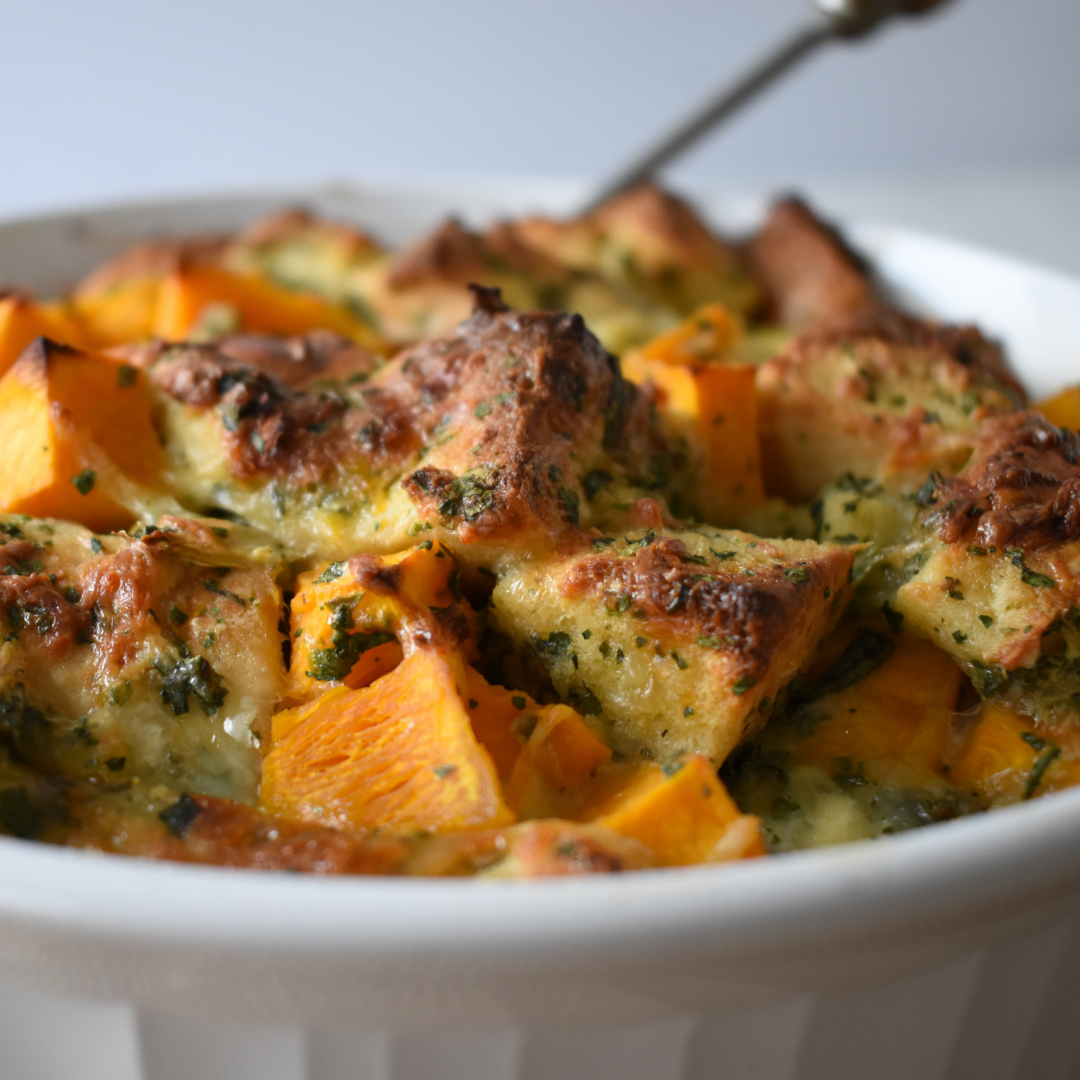 Butternut Squash Bread Pudding