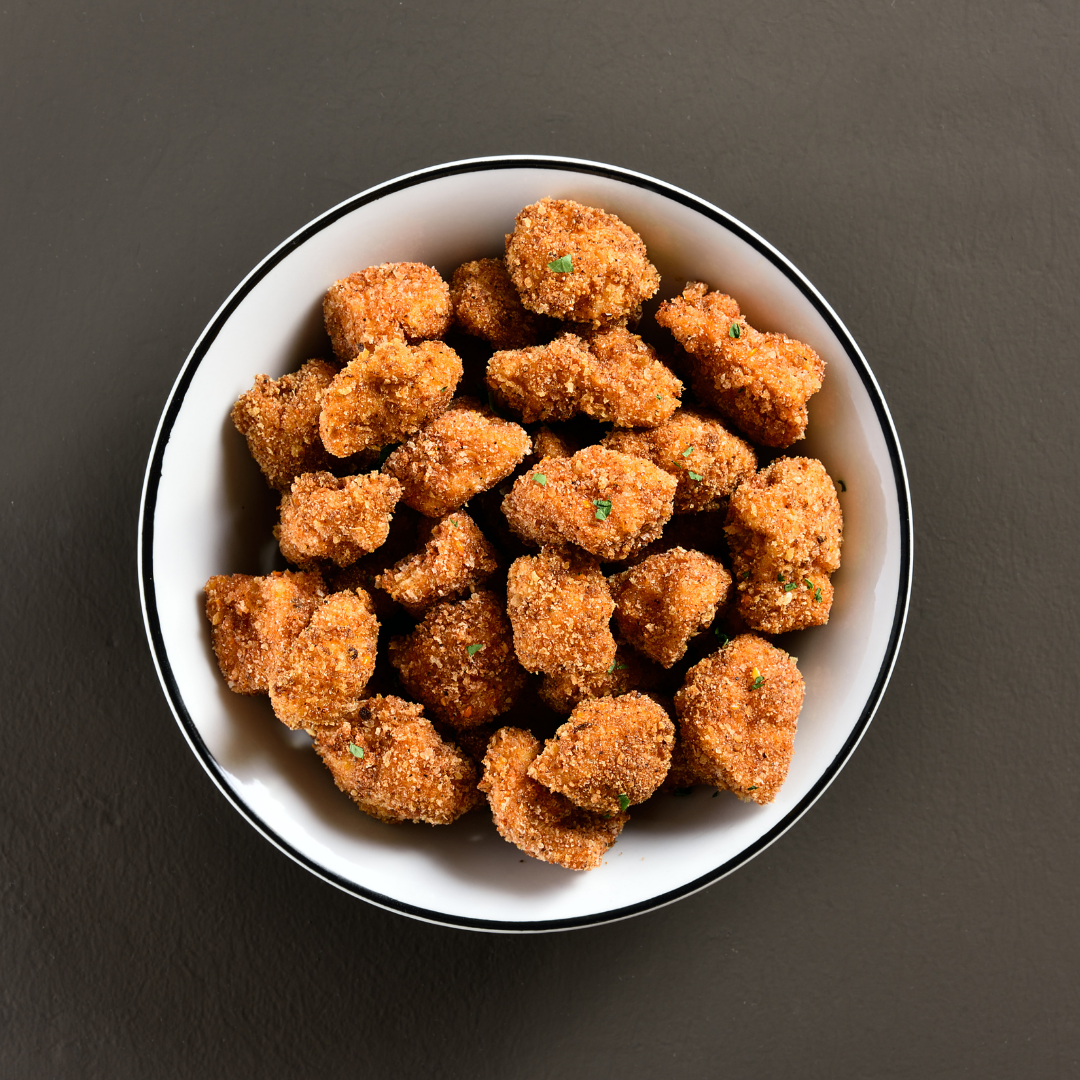 Pesto Oven-Fried Chicken Bites