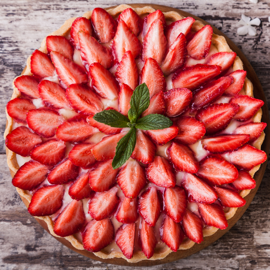 Strawberry Cream Pie