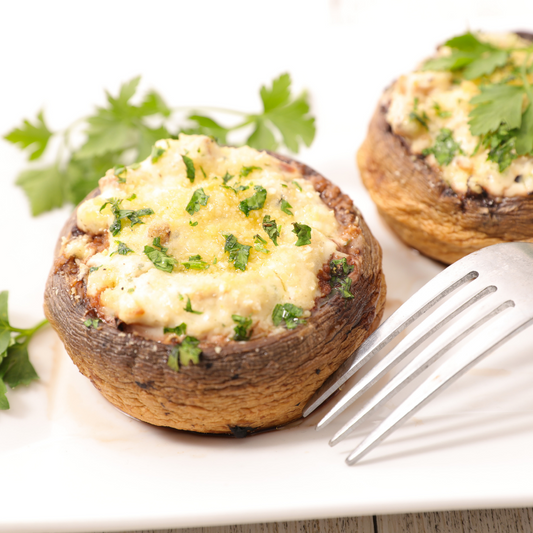 Garlic & Herb Stuffed Mushroom Appetizer