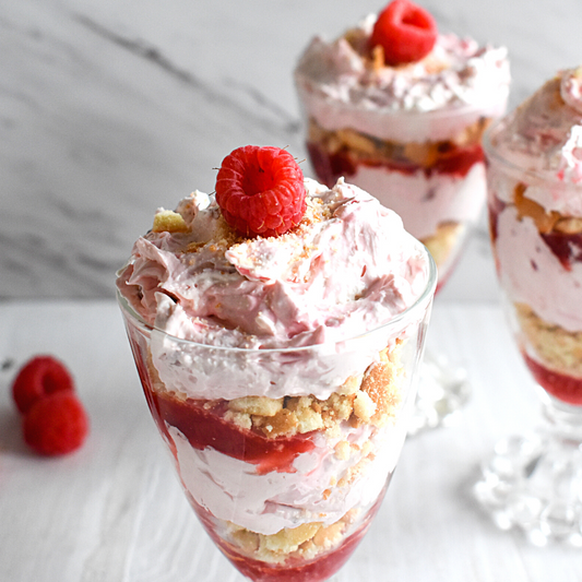 White Chocolate Raspberry Mousse