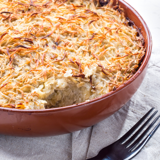 Garlic Asiago Potato Casserole