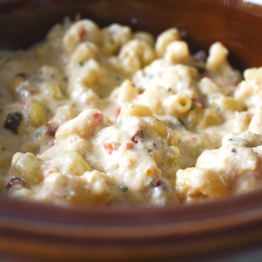 Garden Medley Slow Cooker Mac & Cheese
