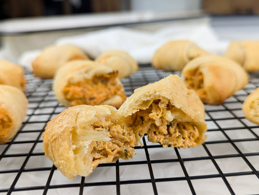 Buffalo Chicken Stuffed Crescent Rolls