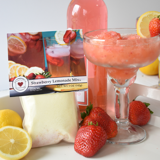 Strawberry Lemonade Moscato Slushie
