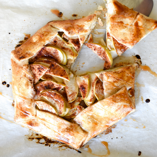 Rustic Caramel Apple Tart