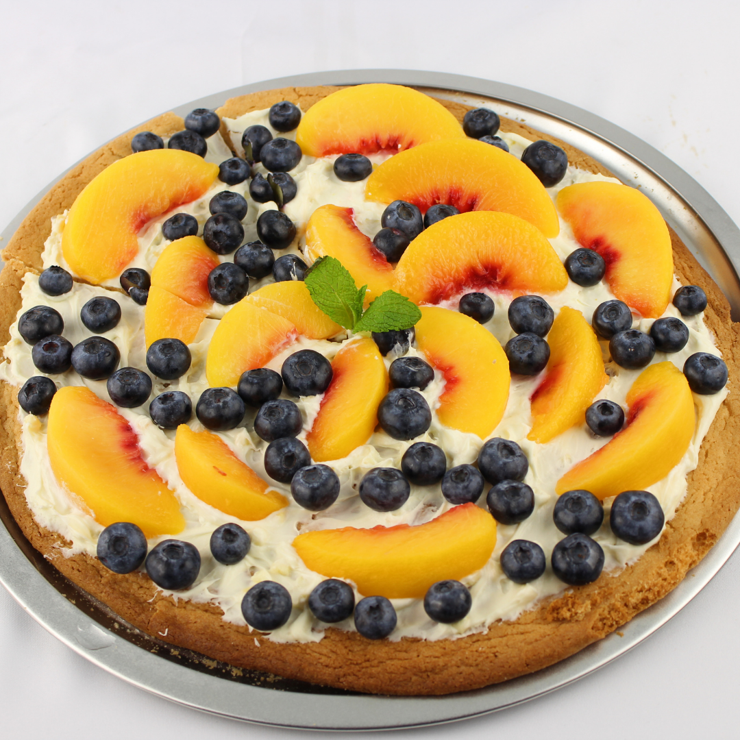 Peaches & Cream Fruit Pizza