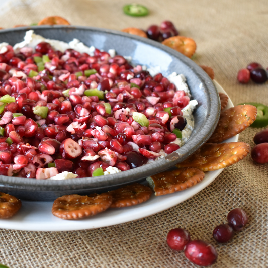 White Cheddar Jalapeño Holiday Spread