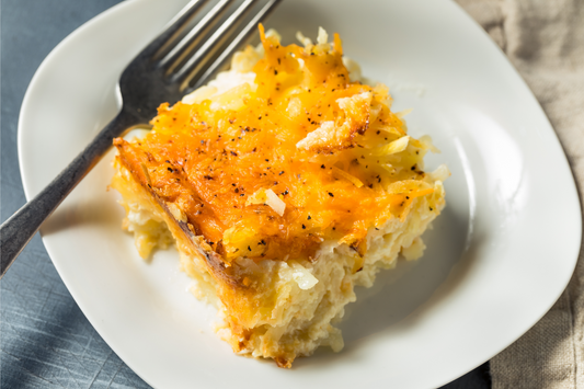 Cheesy Party Potatoes (Cheesy Hashbrown Casserole)