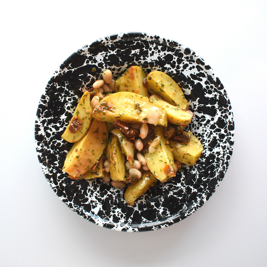 Vegan Ultimate Garlic Tuscan Potato Salad