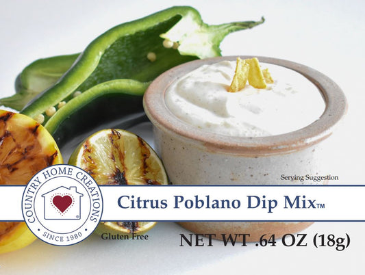 Mini Citrus Poblano Dip Mix