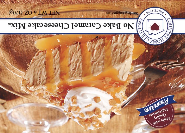 No-Bake Caramel Cheesecake Mix
