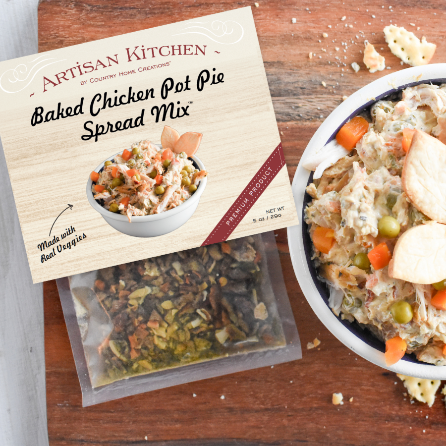 Artisan Kitchen Baked Chicken Pot Pie Spread Mix - NEW RELEASE