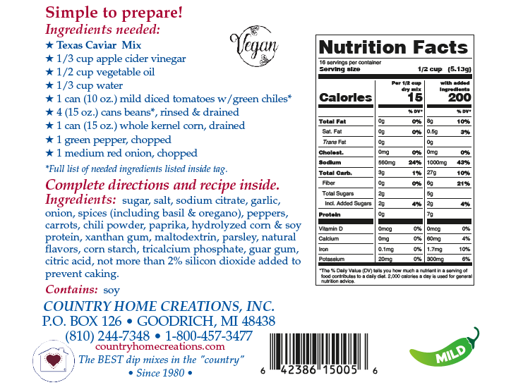 Texas Caviar Mix