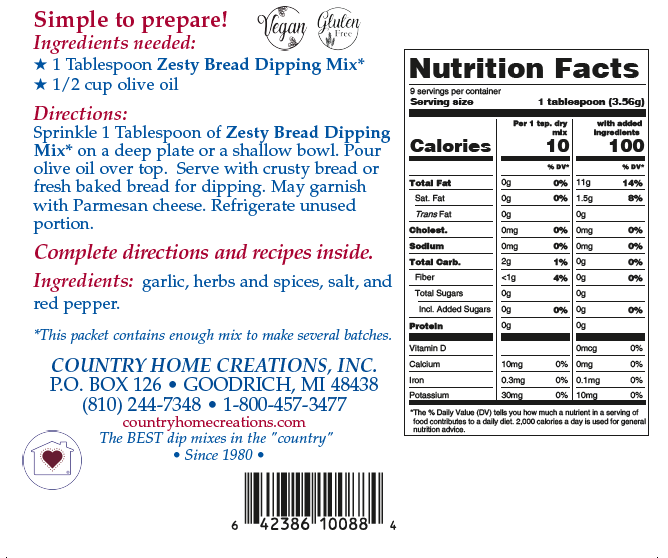 Zesty Bread Dipping Mix
