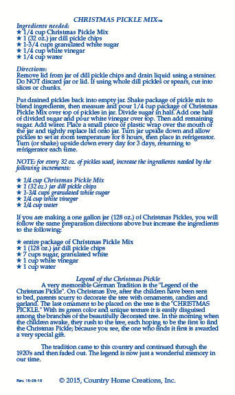 Christmas Pickle Mix - SOLD OUT