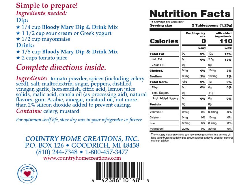 Bloody Mary Dip & Drink Mix