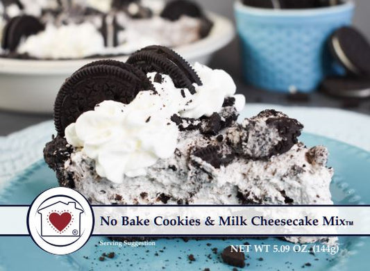 No-Bake Cookies & Milk Cheesecake Mix