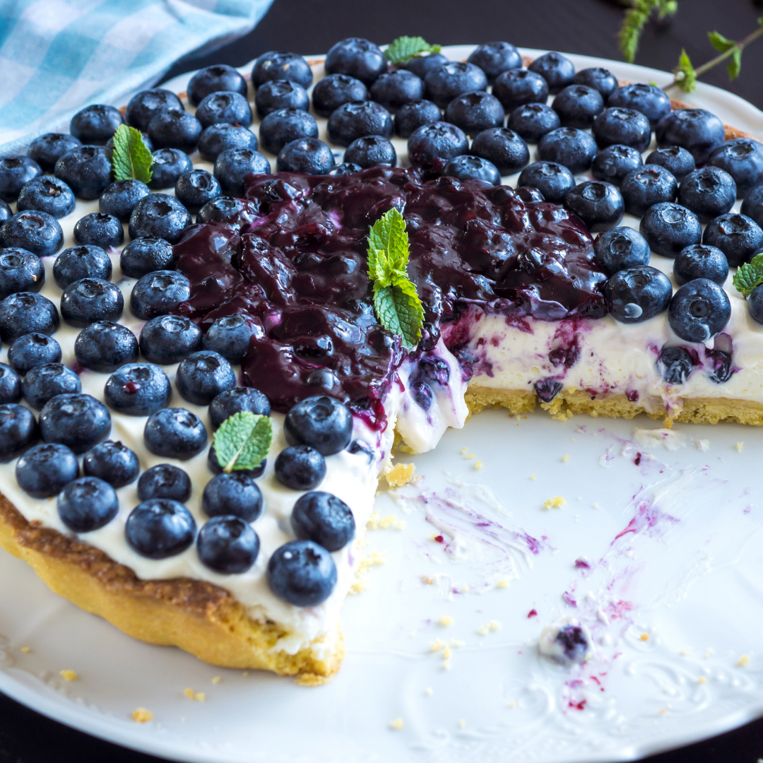 Blueberry Lemon Cream Cheese Pie