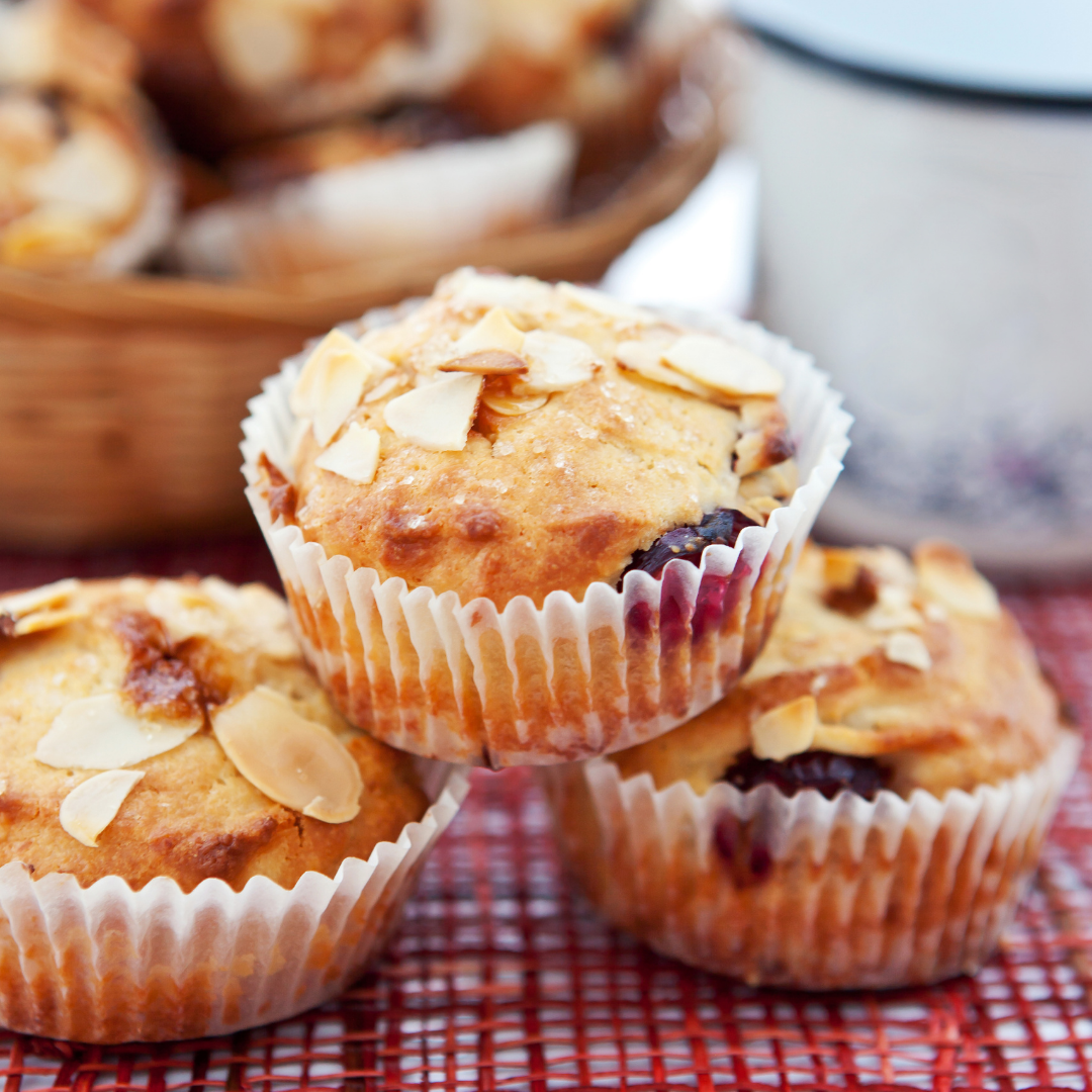 Cherry Almond Muffins – Country Home Creations