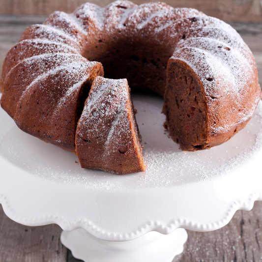 Honey Apple Pecan Wine Cake