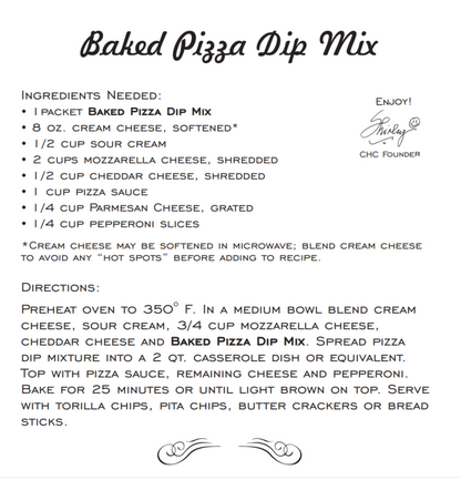 Artisan Kitchen Baked Pizza Dip Mix - NEW RELEASE