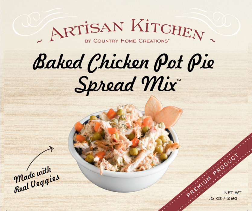 Artisan Kitchen  Baked Chicken Pot Pie Spread Mix - NEW RELEASE