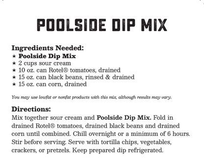 Coastal Kitchen Poolside Dip Mix-NEW RELEASE