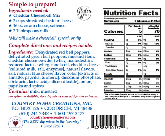 Cheddar Cheeseball Mix