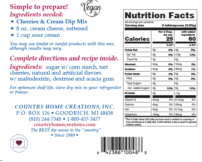 Cherries & Cream Dip Mix - NEW RELEASE