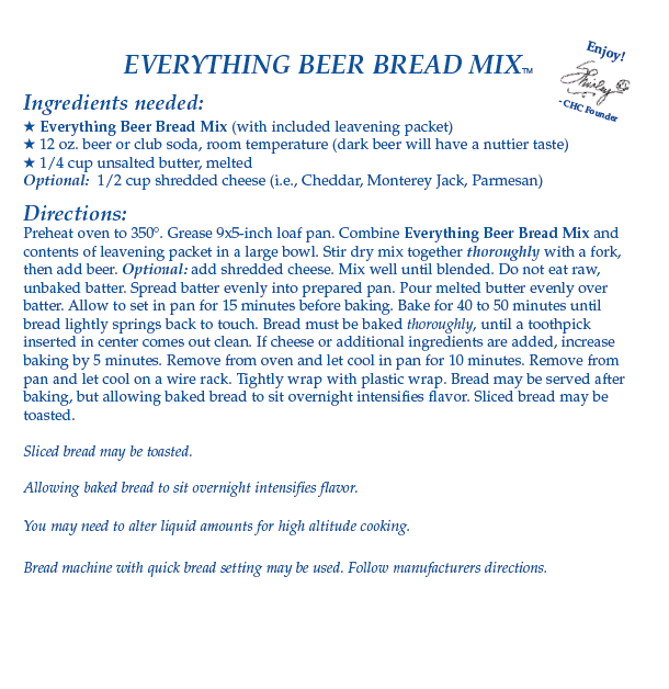 Everything Seasoning Beer Bread