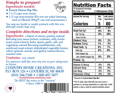 French Onion Dip Mix