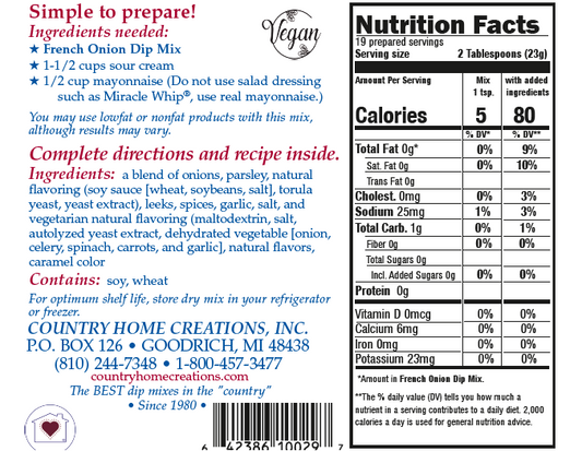 French Onion Dip Mix