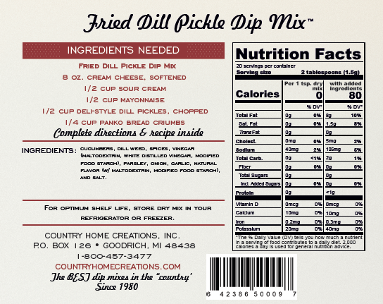 Artisan Kitchen Fried Dill Pickle Dip Mix