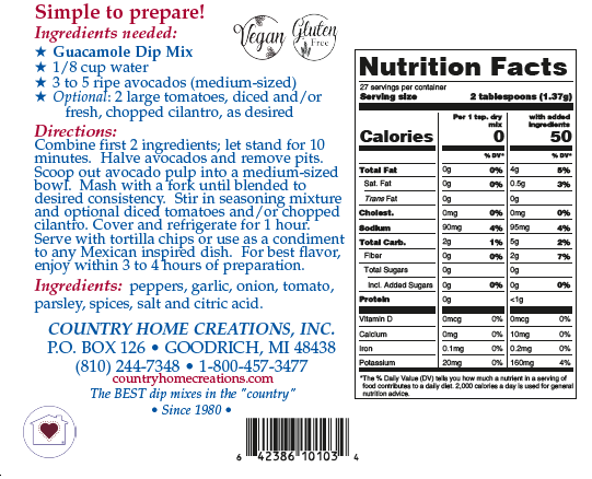 Guacamole Dip Mix