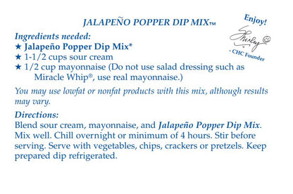 Jalapeno Popper Dip Mix