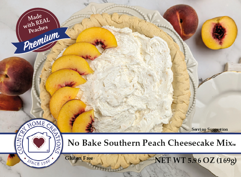 No Bake Southern Peach Cheesecake Mix - NEW RELEASE