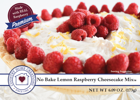No-Bake Lemon Raspberry Cheesecake Mix