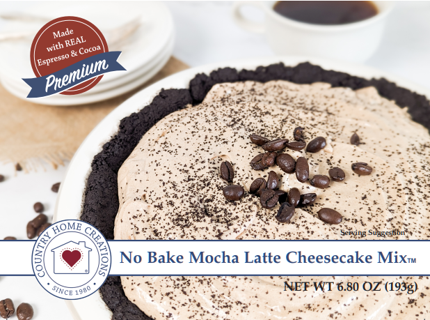 No Bake Mocha Latte Cheesecake Mix