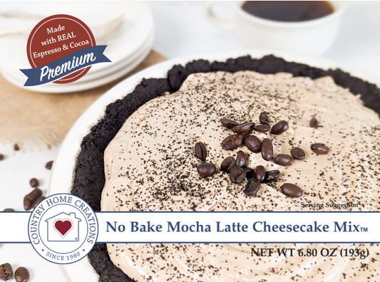 No Bake Mocha Latte Cheesecake Mix