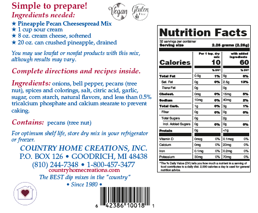Pineapple Pecan Cheesespread Mix