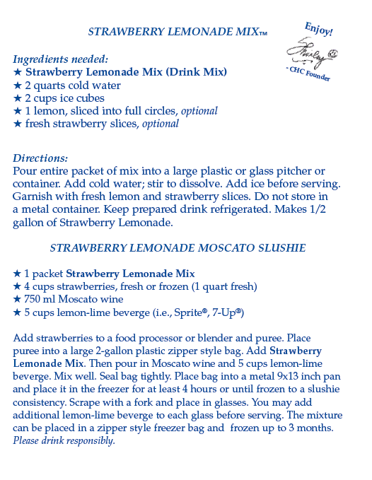 Strawberry Lemonade Mix