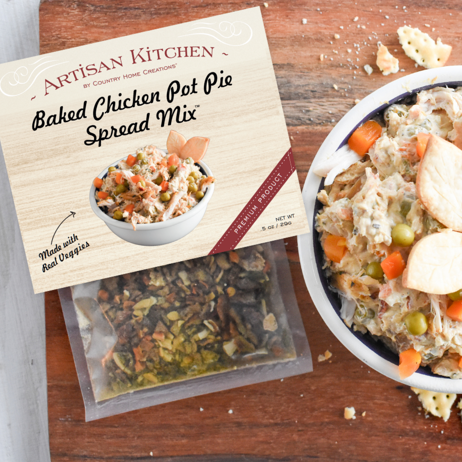 Artisan Kitchen  Baked Chicken Pot Pie Spread Mix - NEW RELEASE