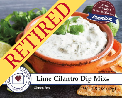Lime Cilantro Dip Mix - RETIRED