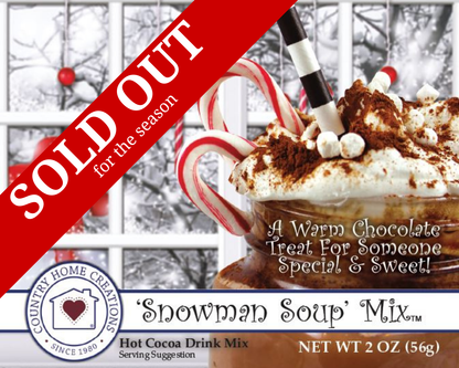 Snowman Soup Mix (Hot Cocoa) SOLD OUT