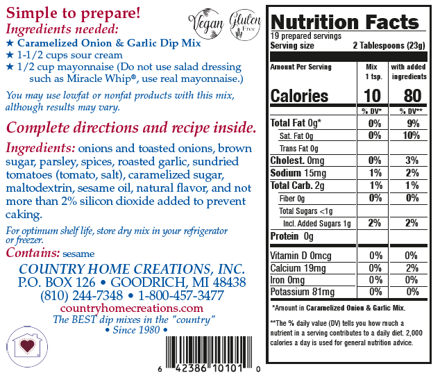 Caramelized Onion & Garlic Dip Mix
