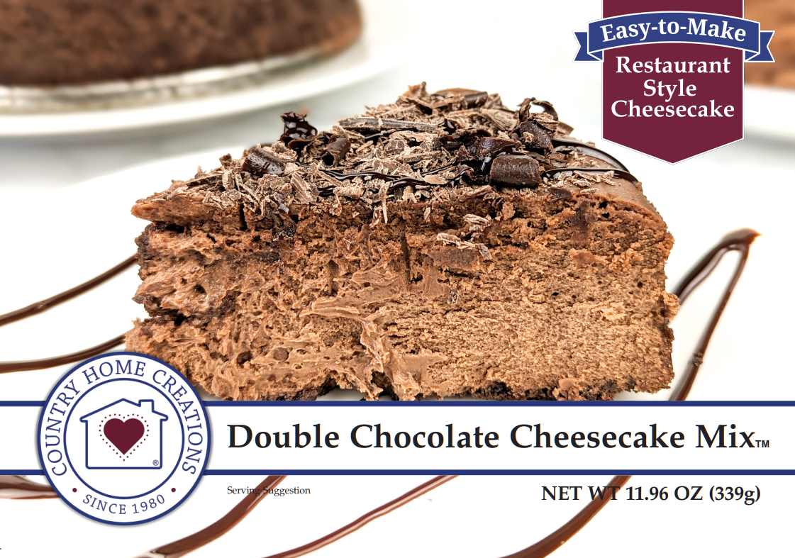 DOUBLE CHOCOLATE CHEESECAKE MIX - NEW RELEASE