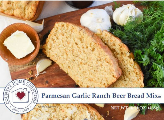 Parmesan Garlic Ranch Beer Bread