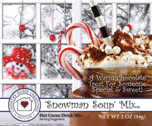 Snowman Soup Mix (Hot Cocoa) SOLD OUT FOR THE SEASON