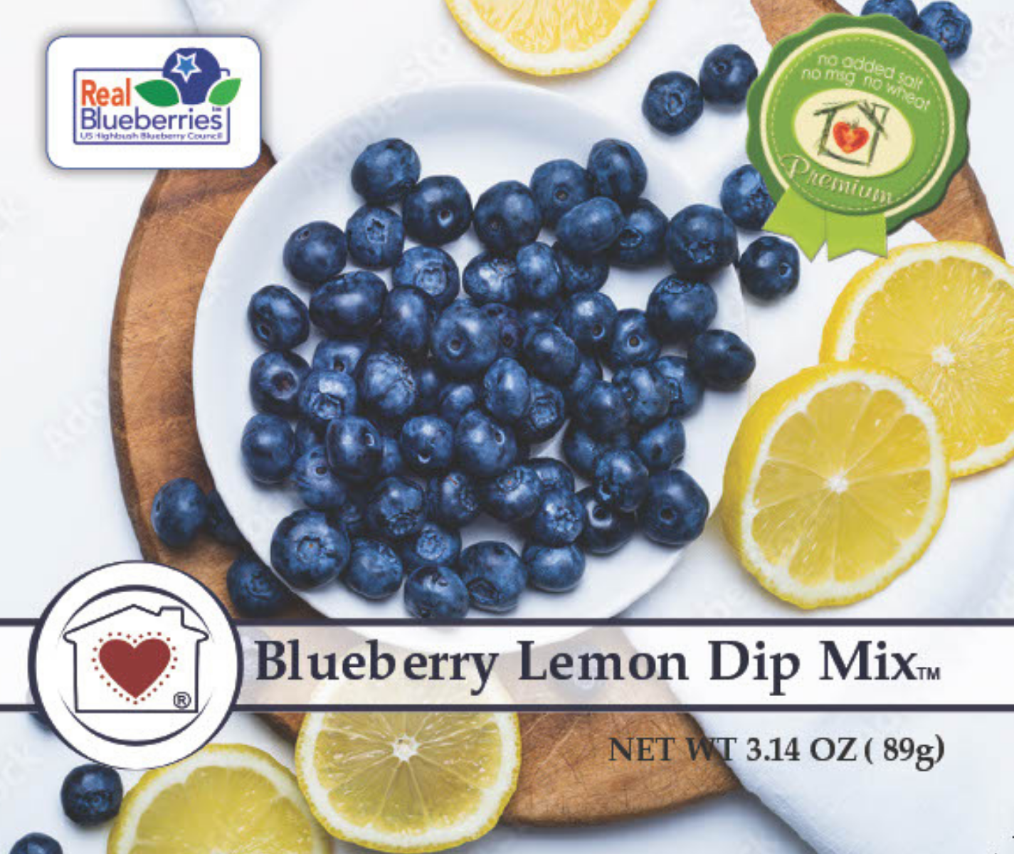 Blueberry Lemon Dip Mix - NEW & IMPROVED